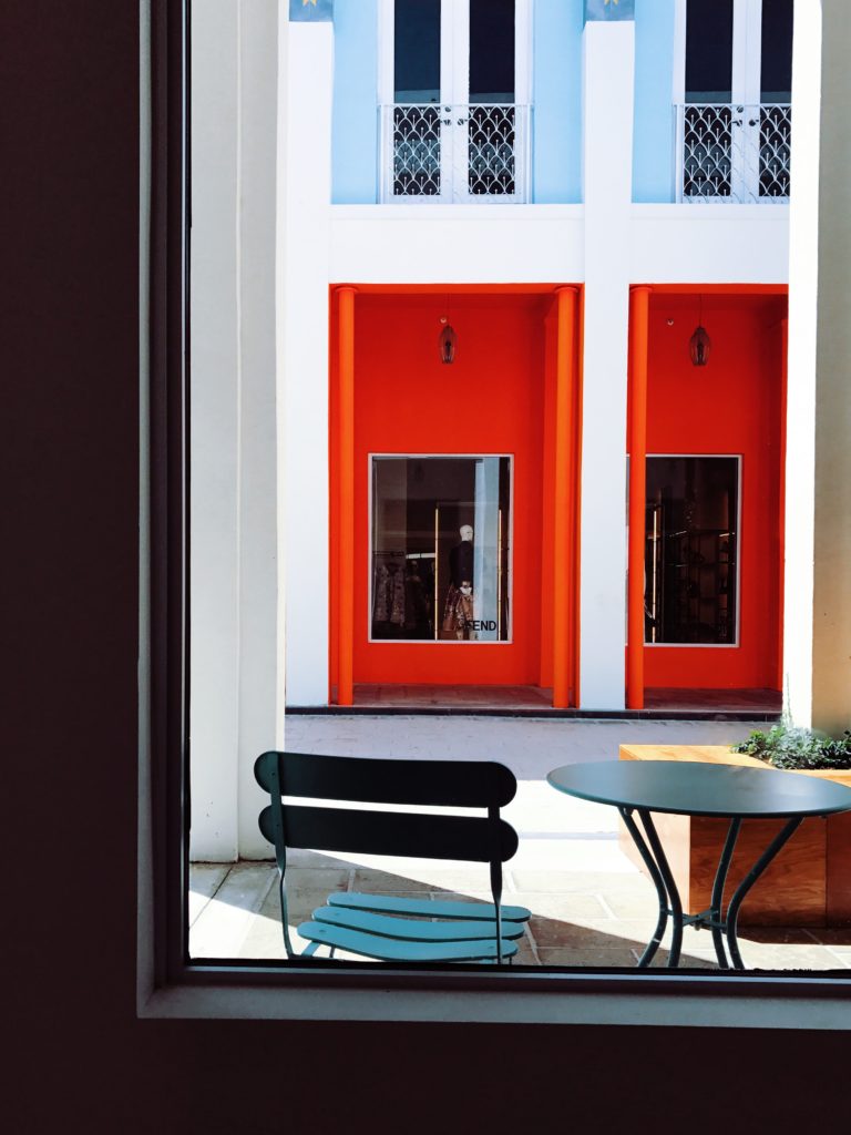 Miami Design District Fendi OTL Colorful Look-out-the-window