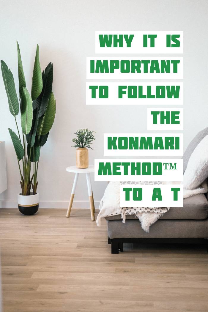 follow the konmari method correctly