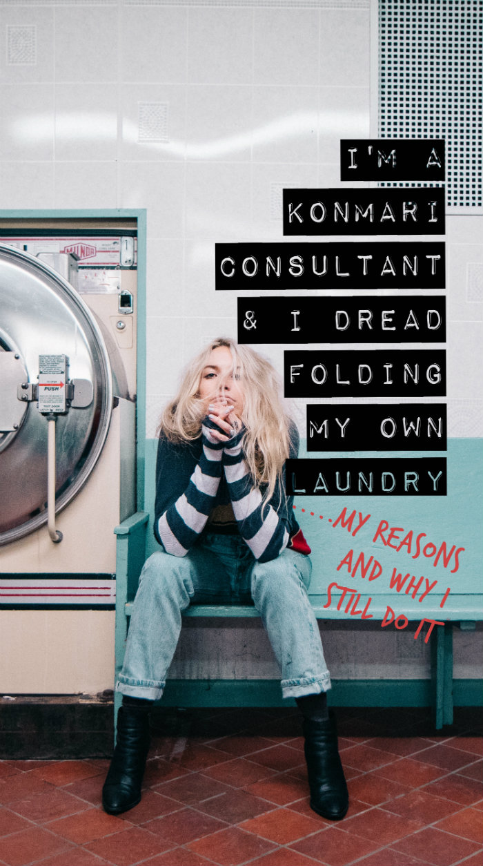 thoughts on konmari folding my own laundry