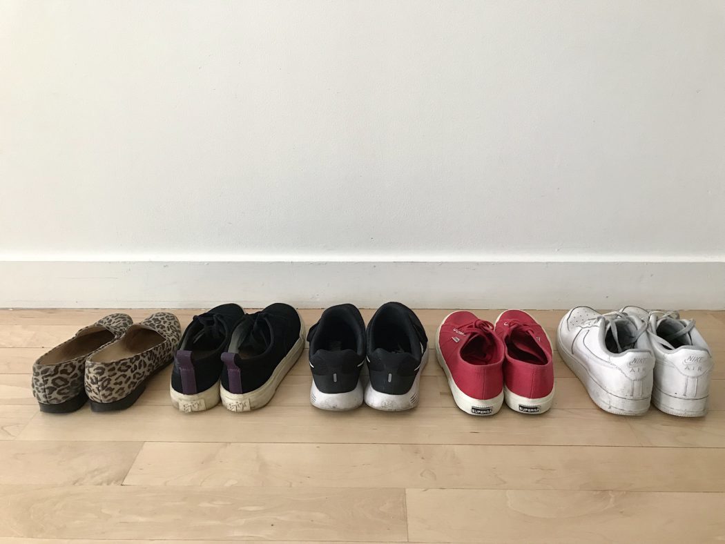 how to arrange organize shoes storage