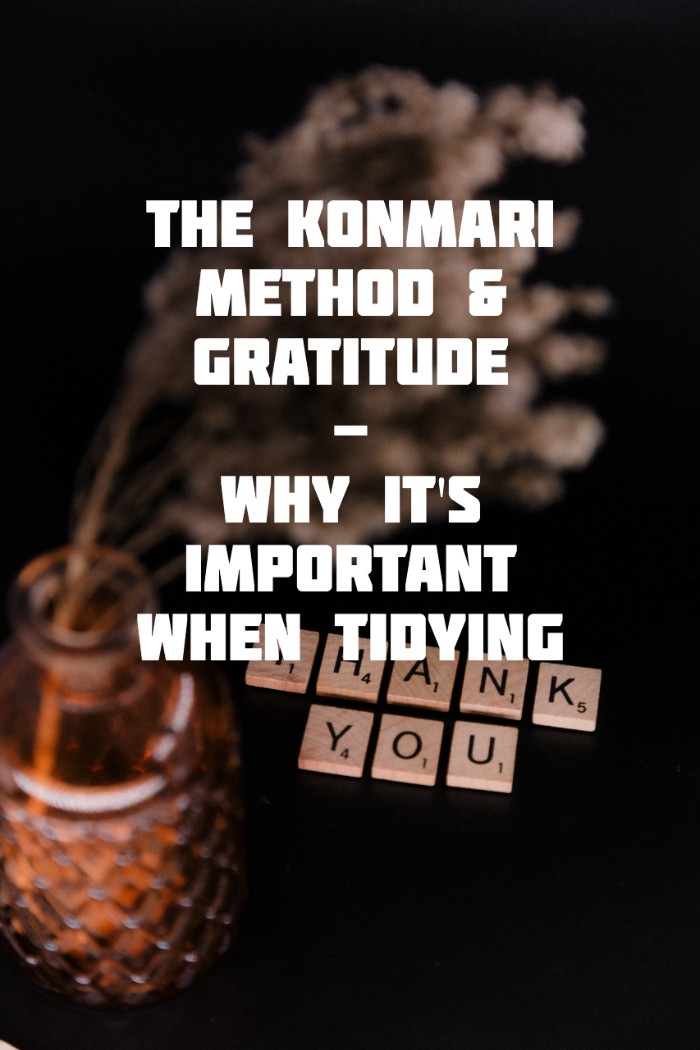 The KonMari Method gratitude tidying