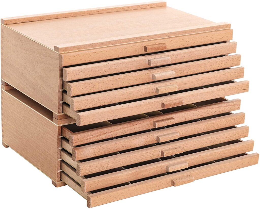 art supply drawer box